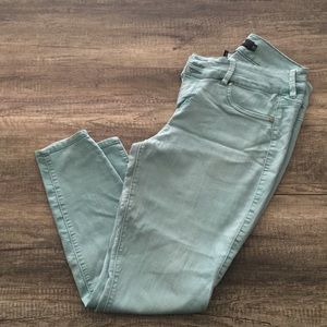 Torrid skinny jeans size 14R; faded teal